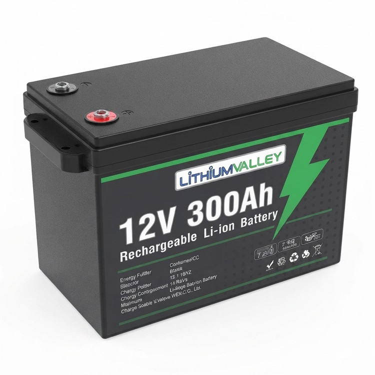 باتری لیتیوم آهن فسفات شارژی 3.84 کیلوواتساعت مدل LFP300-12 لیتیوم ولی